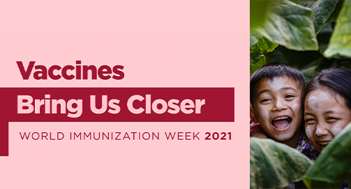 MINGAFoundation's tweet photo. The theme of this year’s World Immunization Week is ‘Vaccines bring us closer.’ No truer words could be said. Today, as we surpass a year into a global pandemic, vaccines are doing just that. Check out the WHO’s campaign here. #VaccinesWork

Link: https://t.co/HFwbyLKHUI https://t.co/LsoO8Cjx48