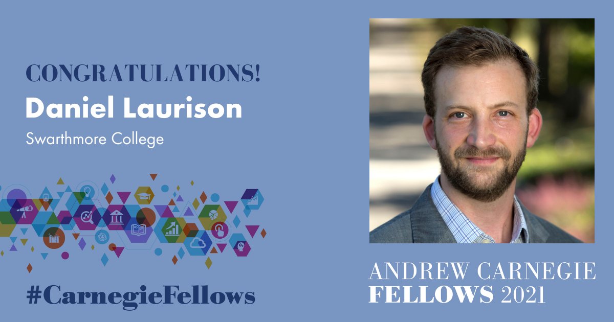 Hello Twitter GUESS WHAT? I won a Carnegie Fellowship!! I'll be continuing to work on inequalities in political participation. 
I am really proud and excited and a bit intimidated to join the 2021 #CarnegieFellows with a lot of really amazing scholars. carnegie.io/3sz3PO1