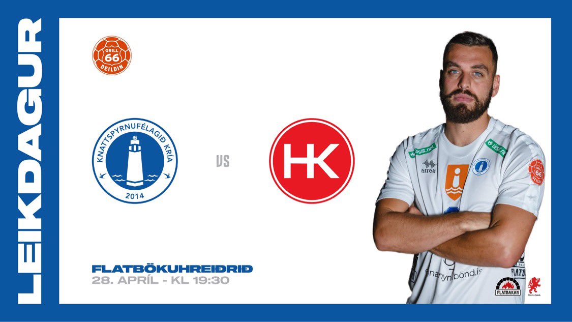 Það er LOKSINS leikdagur 💥
Litli king (<a href="/dadilax/">Daði Laxdal</a>) snýr aftur í leikmannahóp Kríu eftir erfið nárameiðsli 🍆 Seðillinn og Klinkið í markinu 💸 Markahæsti leikmaður deildarinnar ætlar að setja hárið í tagl í kvöld😍
⏱ 19:30 
🆚 @HK_Kopavogur 
📺 Twitch.tv/kria_tv
#KRÍA4LIFE