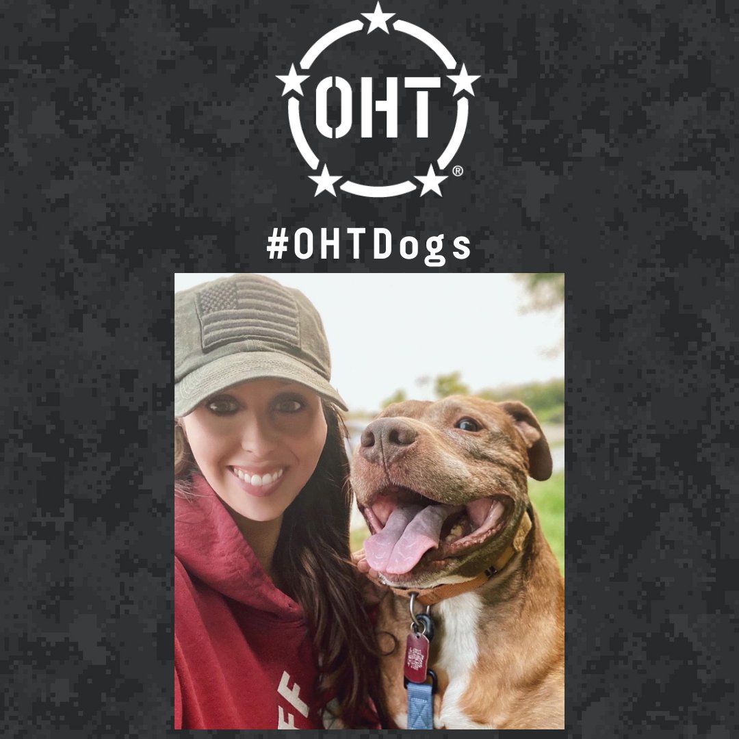 SupportOHT's tweet photo. We love your pups too! Show us a pic of you and your pup, with some OHT gear, and tag us with #OHTdogs. Keep the pics coming! https://t.co/OL9U9QSS6B