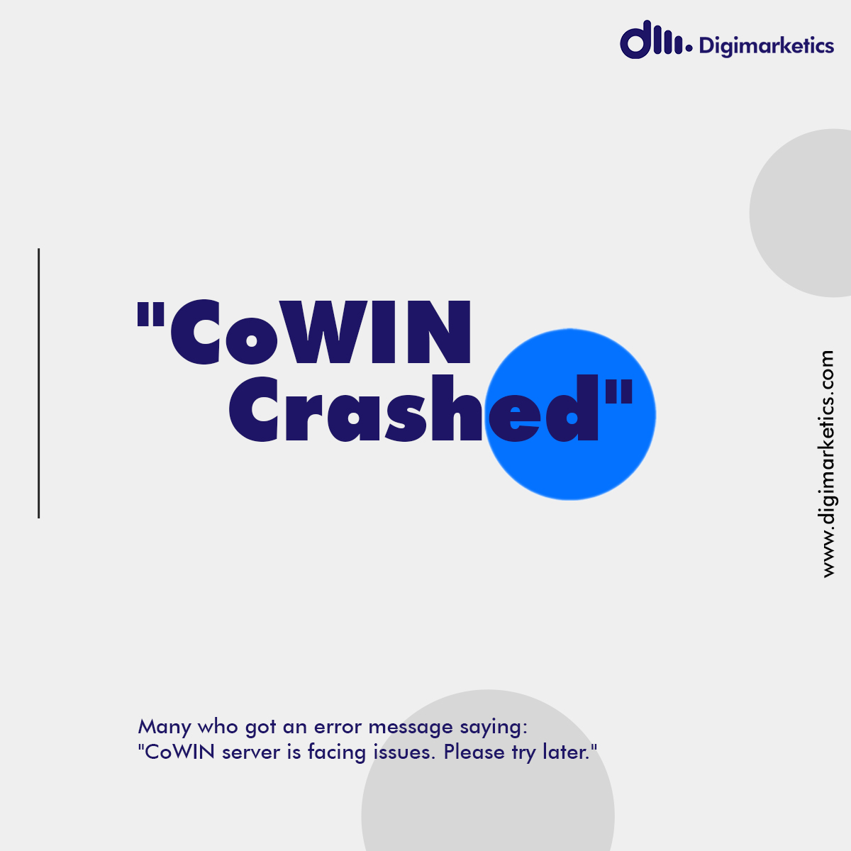 digimarketics's tweet image. However, shortly after the registrations opened, several people complained that they could not access the CoWin portal or the app.

#covid_19 #vacine #latepost #Cowin #AarogyaSetu 
#registration #covidvaccination  #LargestVaccineDrive