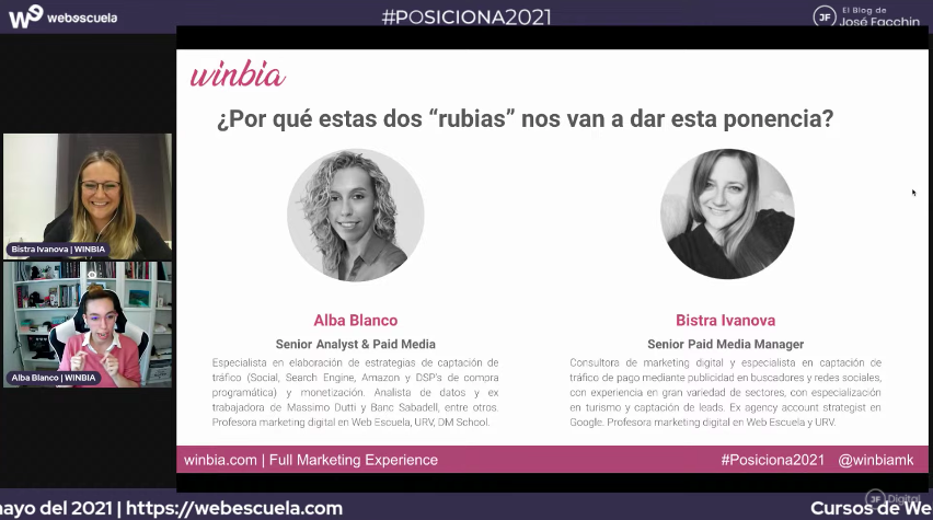 Ѕоиіа Alcedo Fuentes ❤️ (@sonafpro) on Twitter photo Deseando ver a estas mujeres poderosas <a href="/AlbaBlanco_D/">Alba Blanco</a> y <a href="/bivanova/">☙ Bistra Ivanova ❧</a>
#Posiciona2021 está a tope!! No te lo pierdas👇🏽
youtube.com/watch?v=EciS9Y… Deseando ver a estas mujeres poderosas <a href="/AlbaBlanco_D/">Alba Blanco</a> y <a href="/bivanova/">☙ Bistra Ivanova ❧</a>
#Posiciona2021 está a tope!! No te lo pierdas👇🏽
youtube.com/watch?v=EciS9Y…