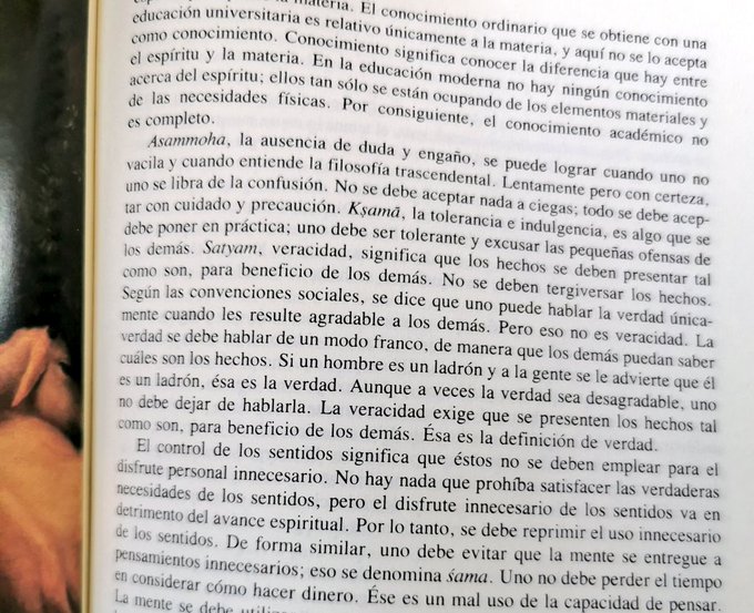 Un texto del sobre el conocimiento, la verdad y los sentidos #Bhagavadgita https://t.co/XO8tO7YJfw<a href="/tag/bhagavadgita"class="tags"><span>#bhagavadgita</span></a>