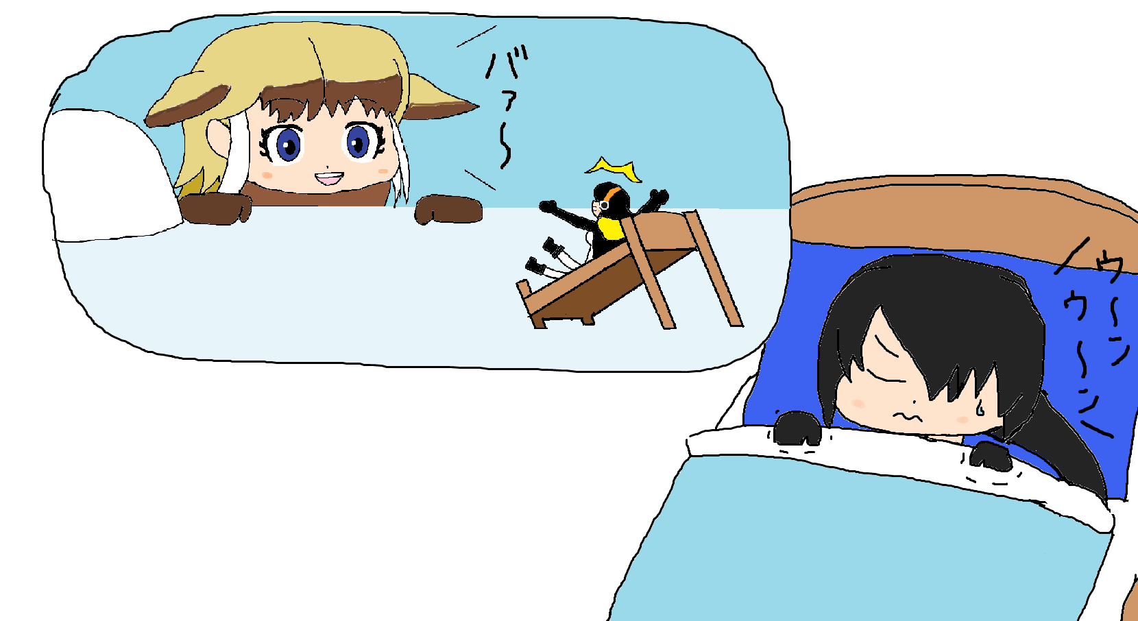 ベンディ 悪夢にうなされるコウテイ けものフレンズ T Co Ucabs1jnh2 Twitter