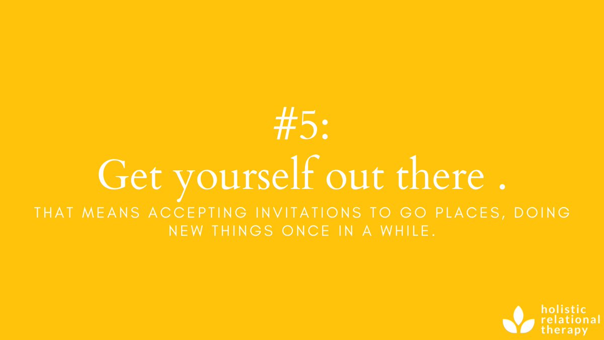 Try breaking out of a rut by leaving your safe zone & taking on those challenges that help you grow as a person. Accept the promotion at work, go back to school for a new career, or start your own business. Follow your passion & your dreams & don't let anxiety stand in your way.