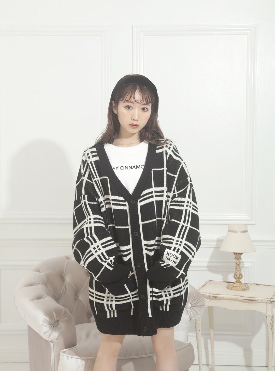 Honey Cinnamon×大谷映美里コラボ ビックカーディガン-