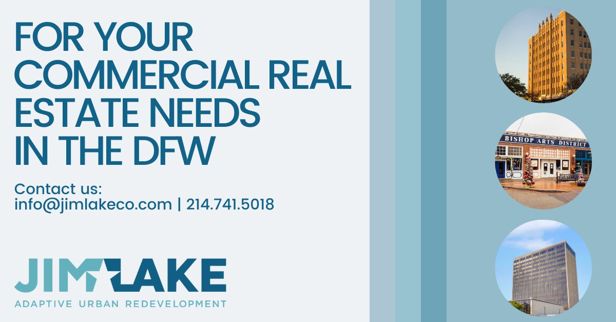 Jim_Lake_Co's tweet photo. Contact our agents today!

#commercialrealestate #dallas #bishoparts #designdistrict https://t.co/hOYuZupVe8