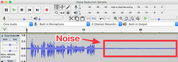 41/ If you have background noise, record a few seconds without anybody talking.This will allow you to create a noise profile when you're editing and then remove that from the final episode. Here's how to do that: 