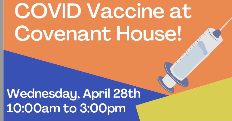 Today ⁦⁦<a href="/CovenantHousePA/">Covenant House PA</a>⁩ ⁩youth and staff from two Philadelphia  locations are getting their COViD vaccinations. Thanks to #philavax and #lehighpharmacy for partnering with ⁦<a href="/CovenantHousePA/">Covenant House PA</a>⁩