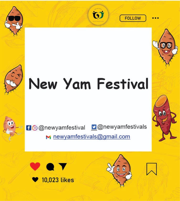 NewYamFestivals's tweet photo. Even our yam get swag, you sef swag with us on NEW YAM FESTIVAL

#newyamfestival https://t.co/G9ZA1VEdit