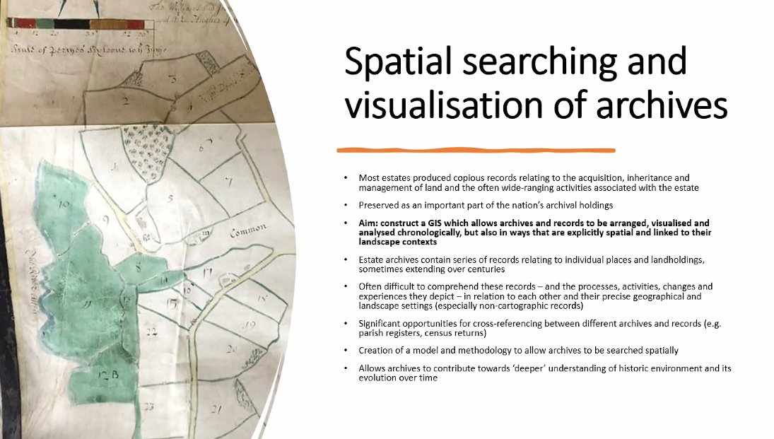 One of the aims of this project is to make the  #Archives and their place-relevant data more accessible, by putting them in their spatial context.