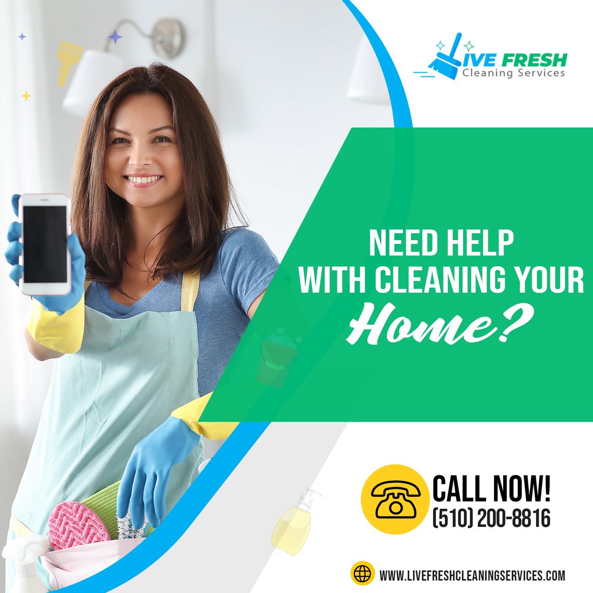 LiveFreshClean's tweet image. Give your home a touch of freshness. You won't regret it! 

Contact us at 510-200-8816
Support@livefreshcleaningservices.com

#LiveFreshCS
#Cleaning #CleaningService #Piedmont #Stockton #CA #California #SanFran #CleanServices
