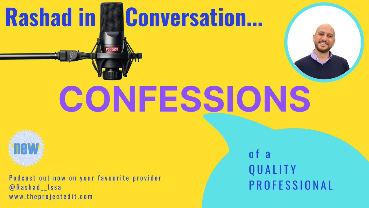 Rashad__Issa's tweet photo. 🎙Wasps &amp; Pimps
Episode 1: Confessions of a Quality Professional is out now.

Check it out &amp; let me know your 💬 

https://t.co/qPzTVBCkpG

#Podcasts #Quality #ConfessionsQP https://t.co/MGScW2d9kE