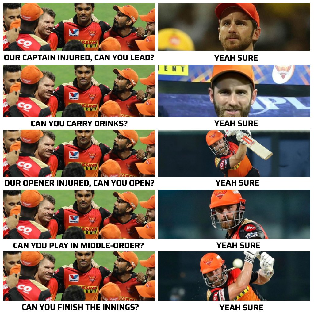 Cricketracker's tweet image. Kane Williamson - A complete team man for Sunrisers Hyderabad.

(📷:IPL/BCCI)

#CSKvSRH #CSK #SRH #IPL #IPL2021 #KaneWilliamson