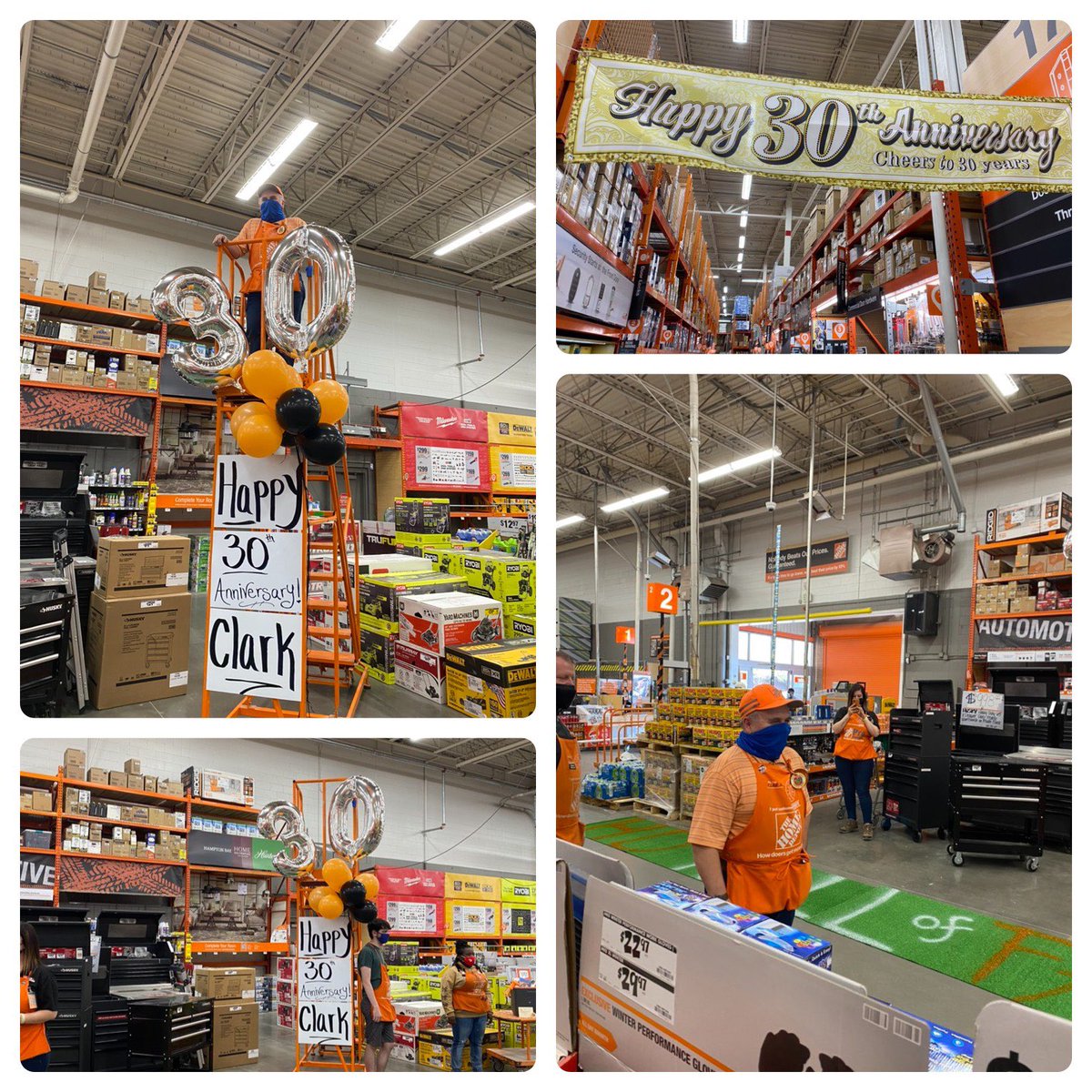 Congratulations Clark on the 30 years.   Thank you for all you do everyday!!!