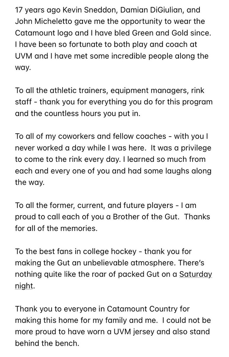 Jeff Hill (@jeffhilluvm) on Twitter photo Canโt thank everyone in Catamount Country enough for all the support over the years. Thereโs no question that <a href="/UVMmhockey/">UVM Men's Hockey</a> will have success in the near future with the work being done by <a href="/tcwoodcroft/">twoodcroft</a> and <a href="/Wieds2/">Stephen Wiedler</a>. Excited to watch from Switzerland! #GutHockey Canโt thank everyone in Catamount Country enough for all the support over the years. Thereโs no question that <a href="/UVMmhockey/">UVM Men's Hockey</a> will have success in the near future with the work being done by <a href="/tcwoodcroft/">twoodcroft</a> and <a href="/Wieds2/">Stephen Wiedler</a>. Excited to watch from Switzerland! #GutHockey