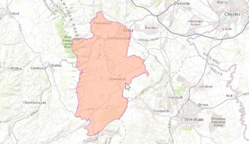 So here is the project area (in red) based mapping data - 1869-72) which includes every tree (!), detailed records of boundaries and land use based on data supplied by those on the ground (the act of mapping formally determined and codified the boundaries for the first time).