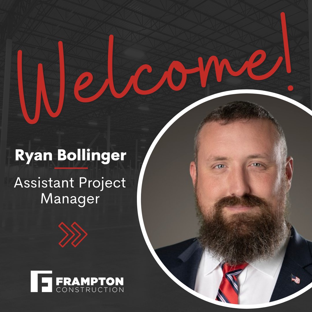 Join us in welcoming Ryan Bollinger to the team! Ryan comes on board as an assistant project manager in our Charlotte office. 

#experiencethedifference #buildingthefuture #team #welcome #newhire #growth #construction #charlottenc
