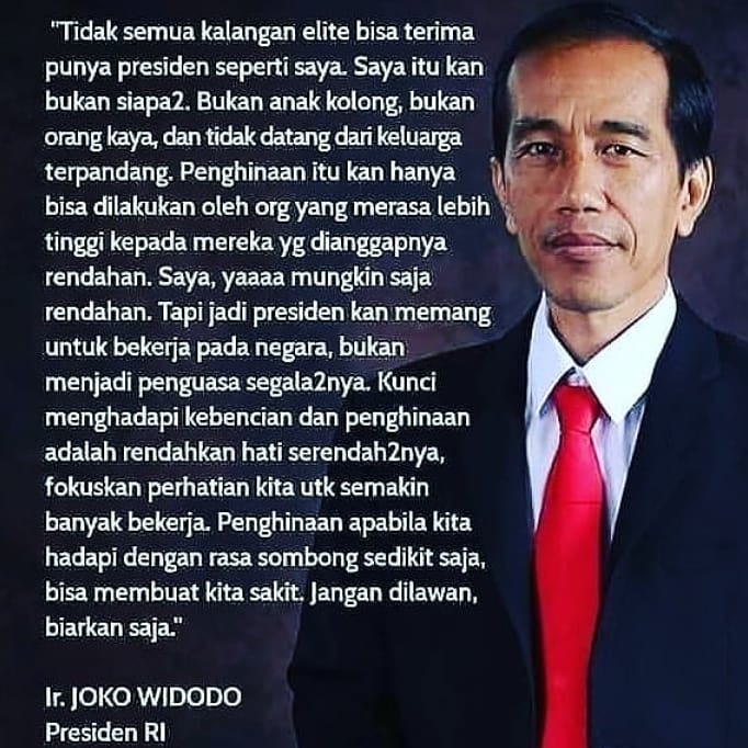 Tidak semua cacian dibalas makian
Tidak semua hujatan dibalas hinaan
Jangan balas fitnah dgn memfitnah
Balaslah dengan kerja yg berfaedah

Tetaplah tabah
Tetaplah merendah
Tetaplah istiqomah
Bersyukur alhamdulillah

Tuhan maha mengetahui dan berkehendak, tidak akan salah memilih.