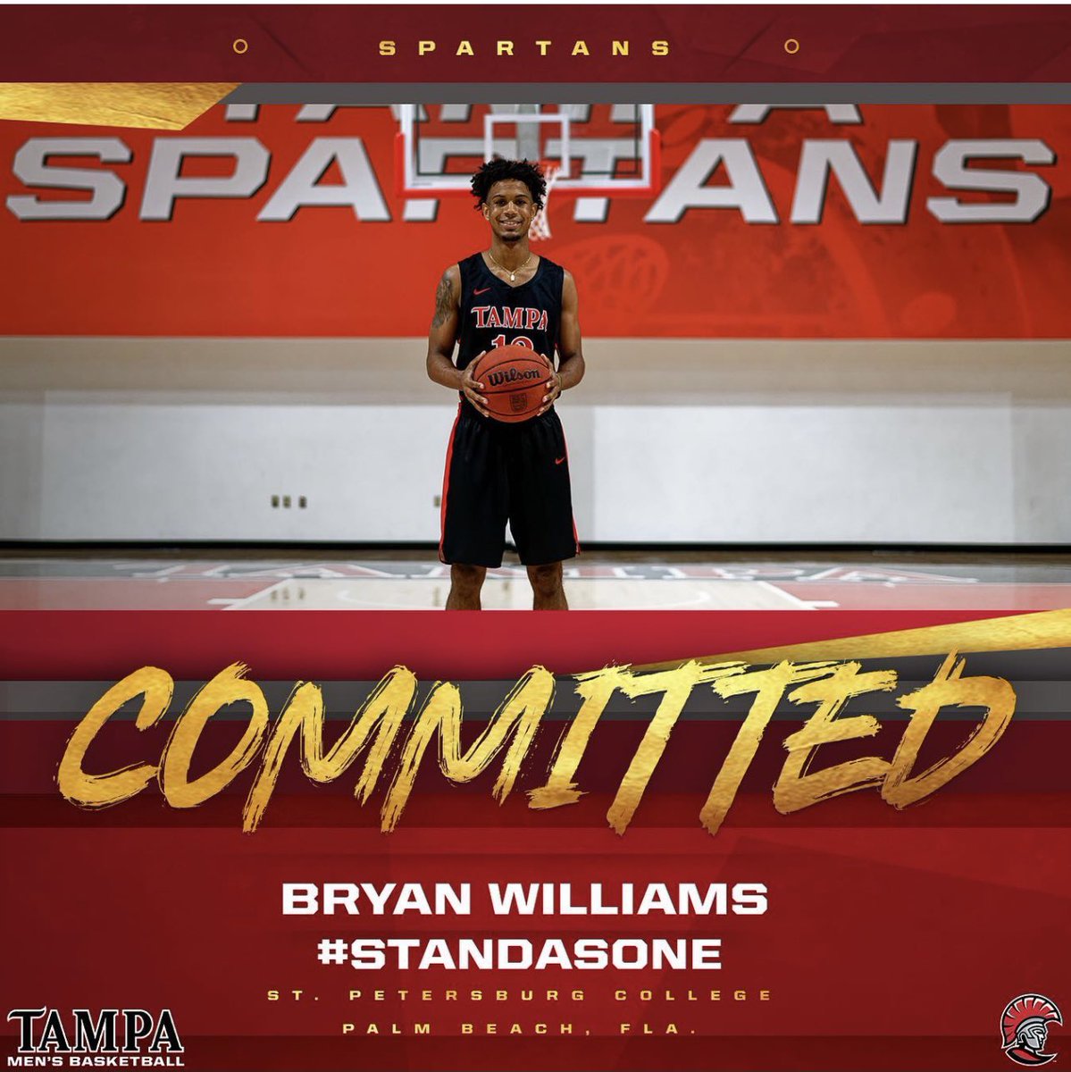 SPCMBasketball (@spcmbasketball) on Twitter photo Congratulations to our very own 1st Team All Conference and All State Bryan Williams for committing to University of Tampa! <a href="/BryanW_10/">Bryan Williams</a> Congratulations to our very own 1st Team All Conference and All State Bryan Williams for committing to University of Tampa! <a href="/BryanW_10/">Bryan Williams</a>