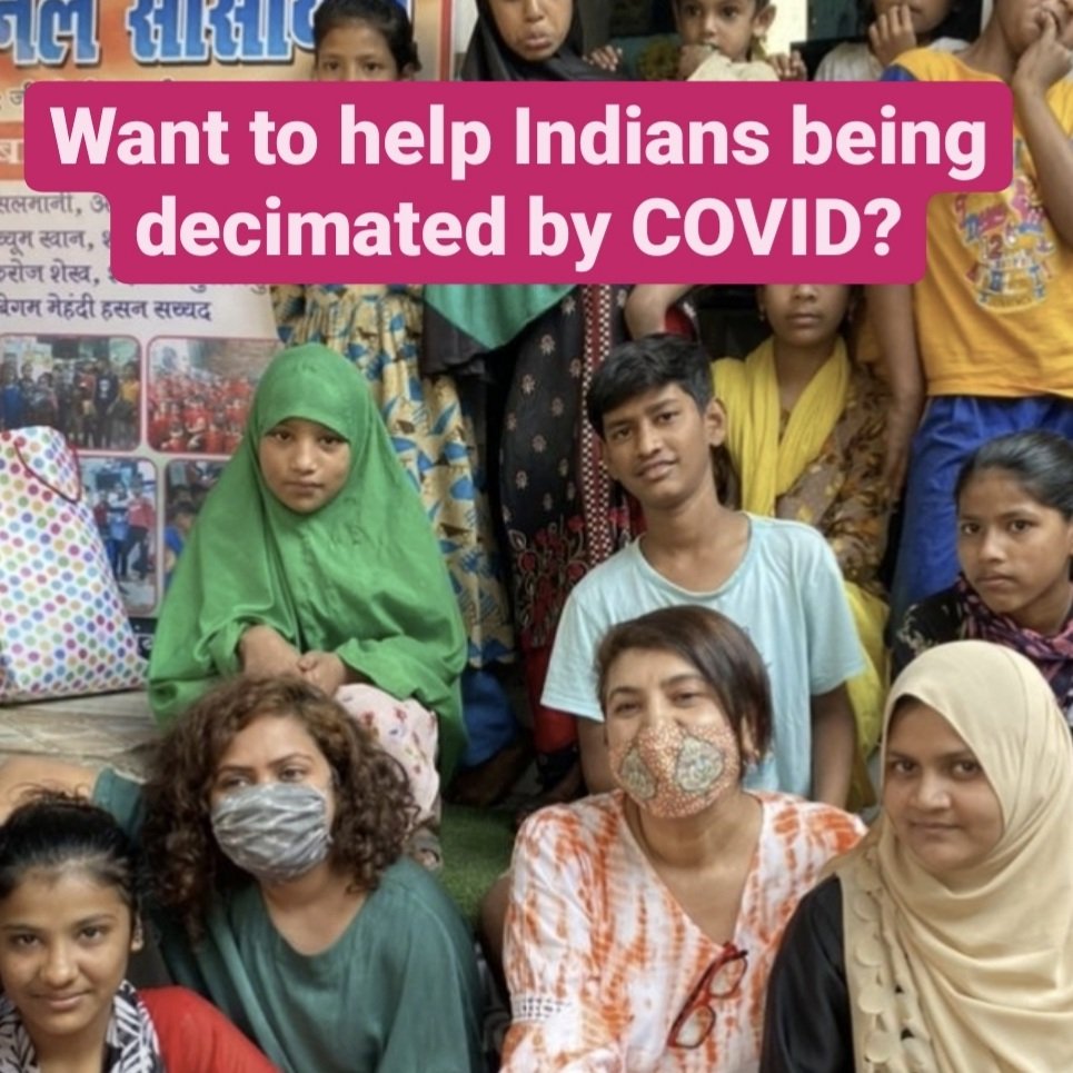 Soul Sutras (Masala Podcast) (@soul_sutras) on Twitter photo Desperate to help my home country, I've been looking at charities to support.
I've found a friend in Mumbai raising money to buy essential medicines, food rations and even body bags! Yes, things are that bad!
<a href="/Chhitra3/">Chhitra Subramaniam</a> & <a href="/suryablkr/">surya balakrishnan</a> are doing incredible work. Do support them. Desperate to help my home country, I've been looking at charities to support.
I've found a friend in Mumbai raising money to buy essential medicines, food rations and even body bags! Yes, things are that bad!
<a href="/Chhitra3/">Chhitra Subramaniam</a> & <a href="/suryablkr/">surya balakrishnan</a> are doing incredible work. Do support them.