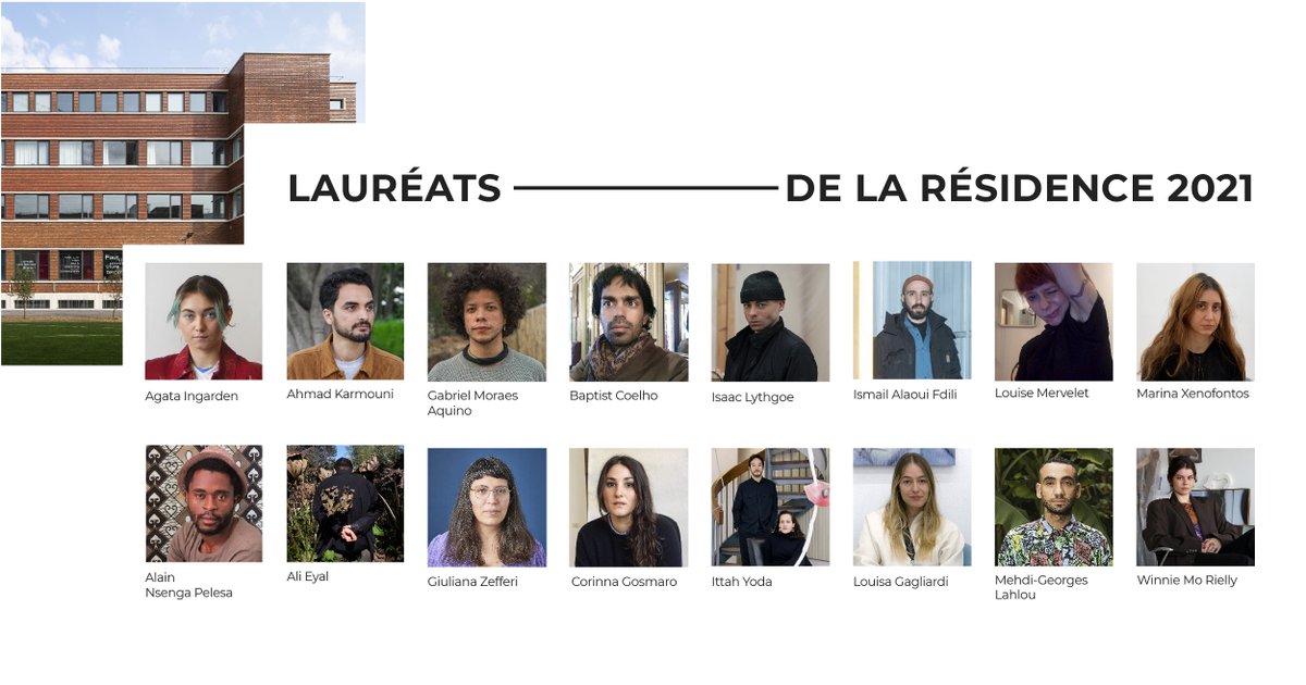 | ARTISTES LAURÉATS 2021 |
Découvrez les #artistes sélectionnés pour intégrer notre résidence en septembre prochain 👀Ces derniers auront l'occasion de développer leurs projets pendant 11 mois à la Fondation. Bravo à tous les lauréats ! ✨