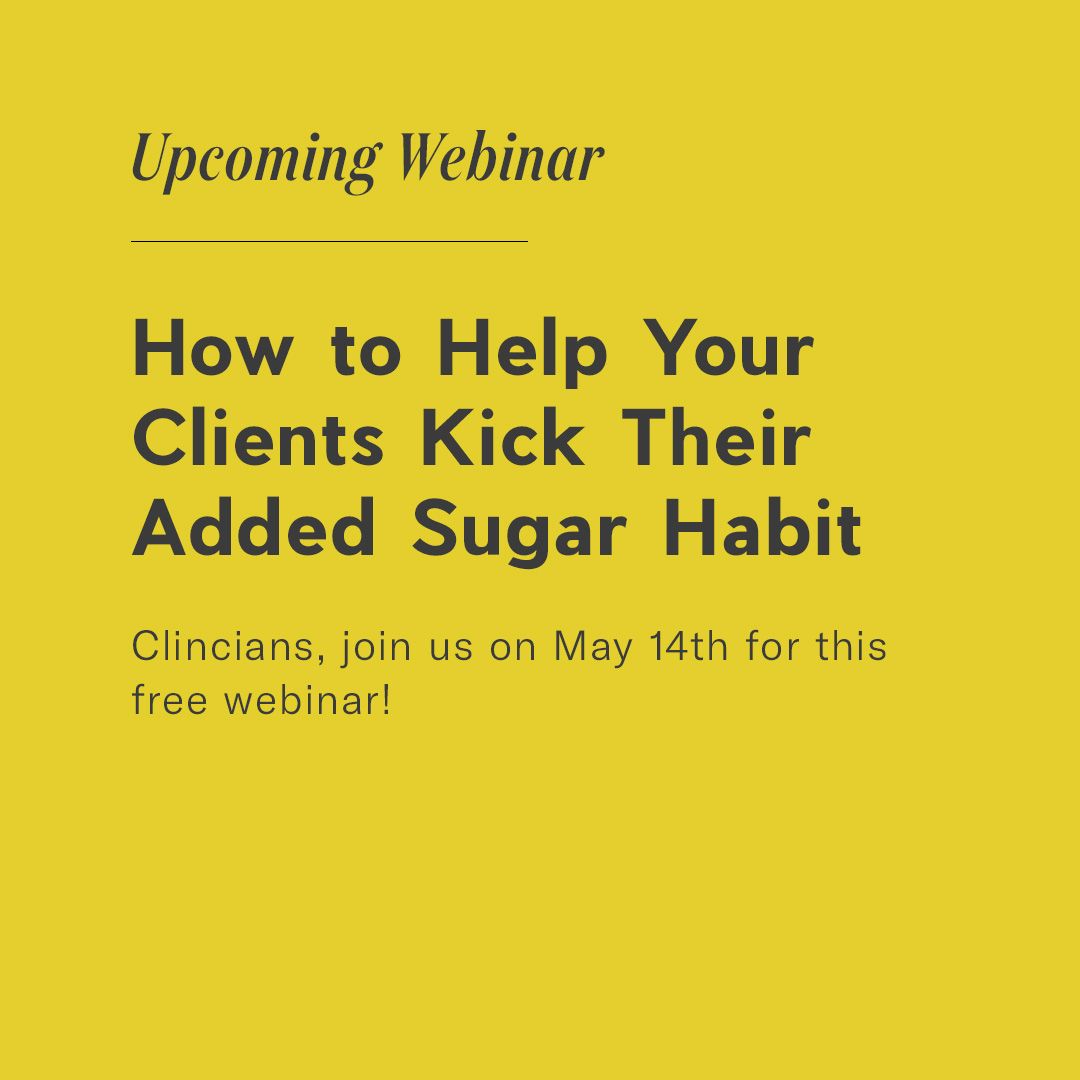 Clinicians, join Season on May 14th for our free webinar "How To Help Your Client Kick Their Added Sugar Habit". This webinar is also pending approval for 1 CEU for all Registered Dietitians. See the link below to register for our free webinar.  

helloseason.com/professional-e…