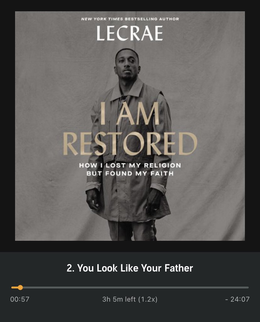 TheAllInAD's tweet photo. “We can face our past willingly or our lives will force us to face it... we can choose to go down the valley of the shadow of death that is filled with our pain and trauma, or we can drown in our dysfunction.”
-@lecrae
#IAmRestored https://t.co/L5V3lB9hOA