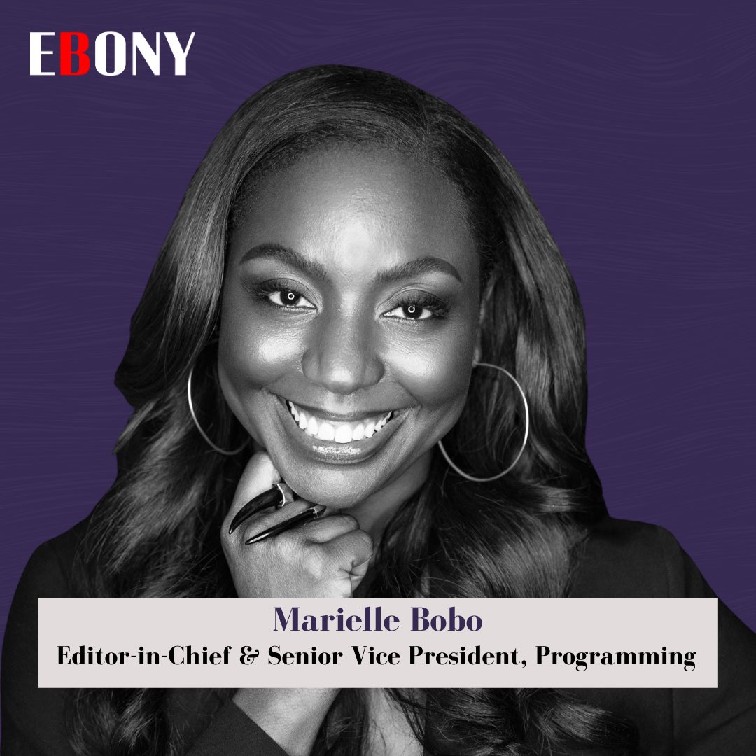 EBONY's tweet image. EBONY is proud to ANNOUNCE today that Marielle Bobo has been tapped as Editor-in-Chief &amp;amp; Senior Vice President, Programming, effective immediately! 👑⠀⠀⠀⠀⠀
 ⠀⠀⠀⠀⠀⠀⠀⠀⠀
Help us WELCOME @MariCBobo to EBONY, fam! 🙏🏾
