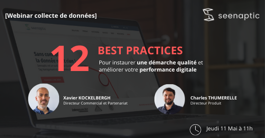 [Webinar]📽️Au programme pour une collecte de données de qualité :

- Votre organisation autour de la #Data
- Les outils à mettre en place pour assurer la qualité de votre data
- Votre conformité #RGPD

Rdv le 11 mai à 11h.

Le lien pour vous inscrire : 😉
bit.ly/3dnL7mZ