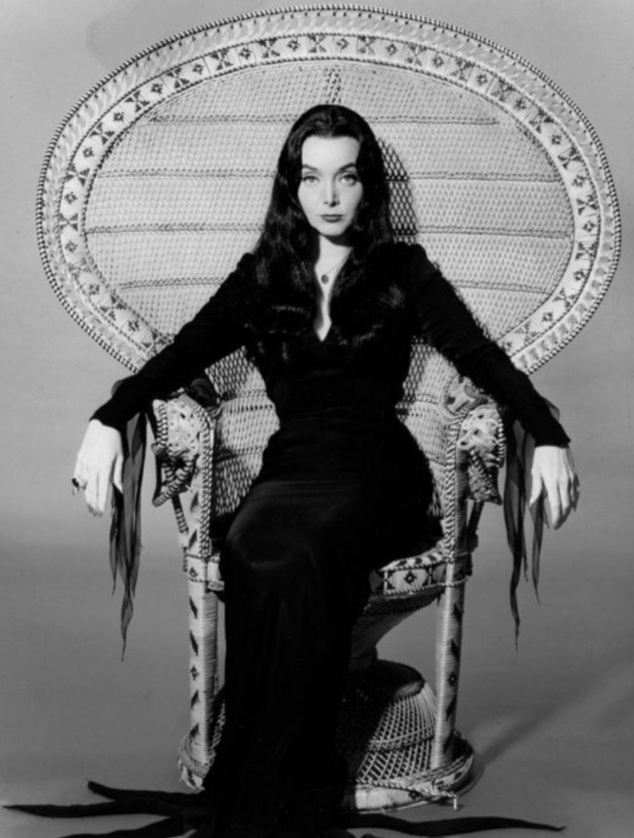 Born this day in 1930.
Happy ghoulish would-have-been 91st birthday to Morticia Adams (Carolyn Jones)       