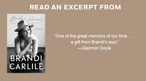 randomhouse's tweet photo. For today's #MorningMustRead, dive into @brandicarlile's instant New York Times bestselling memoir, BROKEN HORSES, available now! Start reading here: https://t.co/d6SyN7yojJ https://t.co/vR4pVmYmMe