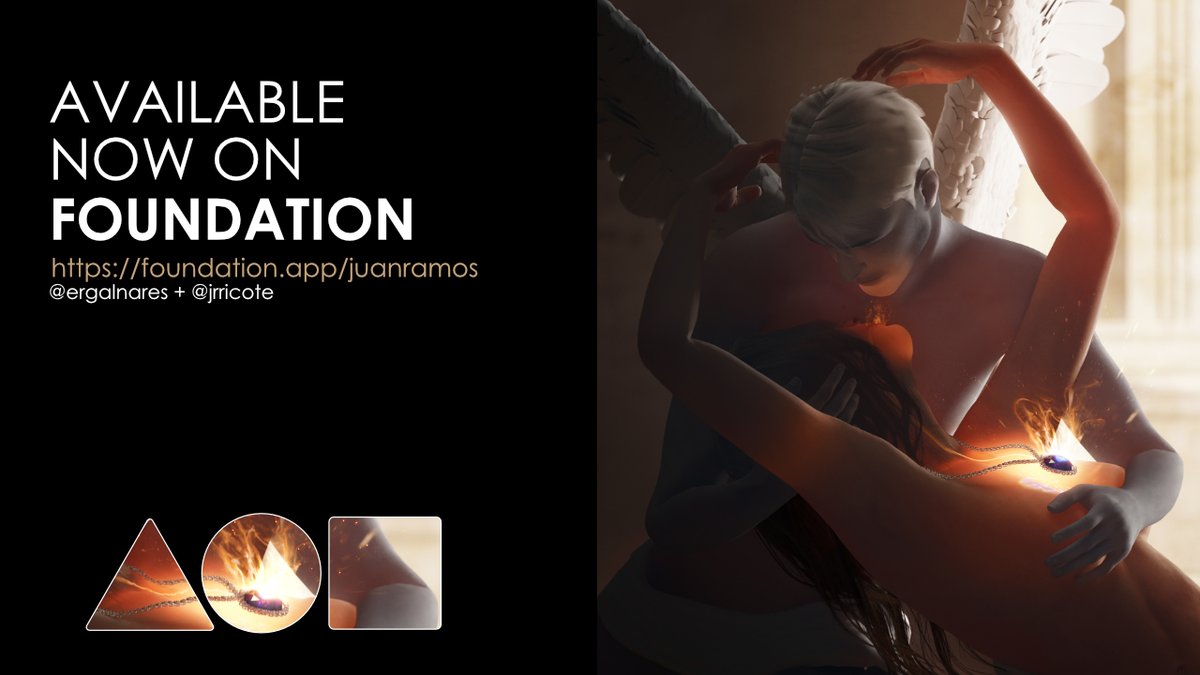 Here is our animated piece of "Psyche, Eros and the Hope Diamond" Go inside to watch it in motion!

If you like it I would appreciate a RT, always help! 😊

foundation.app/juanramos/psyc…