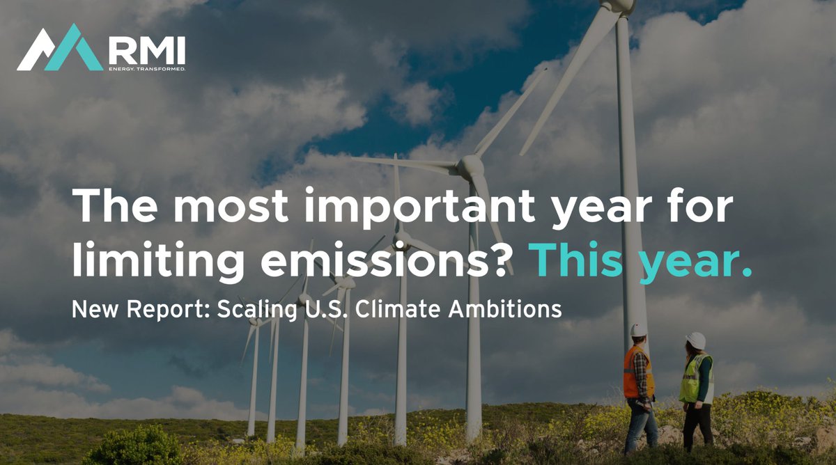 RockyMtnInst's tweet image. The most important year for reducing emissions? This year. 

Our analysis finds that investments made today to replace fossil fuel infrastructure with #CleanEnergy will more effectively limit climate impacts than investments made later. bit.ly/2RXpoeo