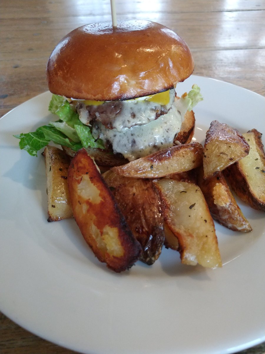 Brewbird double cheeseburger and wedges on special today and tomorrow! Get em while we still have em! #cheese #homemade #special