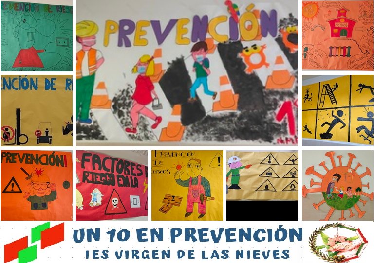 #28Abril campaña sensibilización #prl . Carteles elaborados por el alumnado de #fol del CFGS #educacioninfantil del <a href="/ies_nieves/">IES Virgen de las Nieves</a> 
#folcomparte