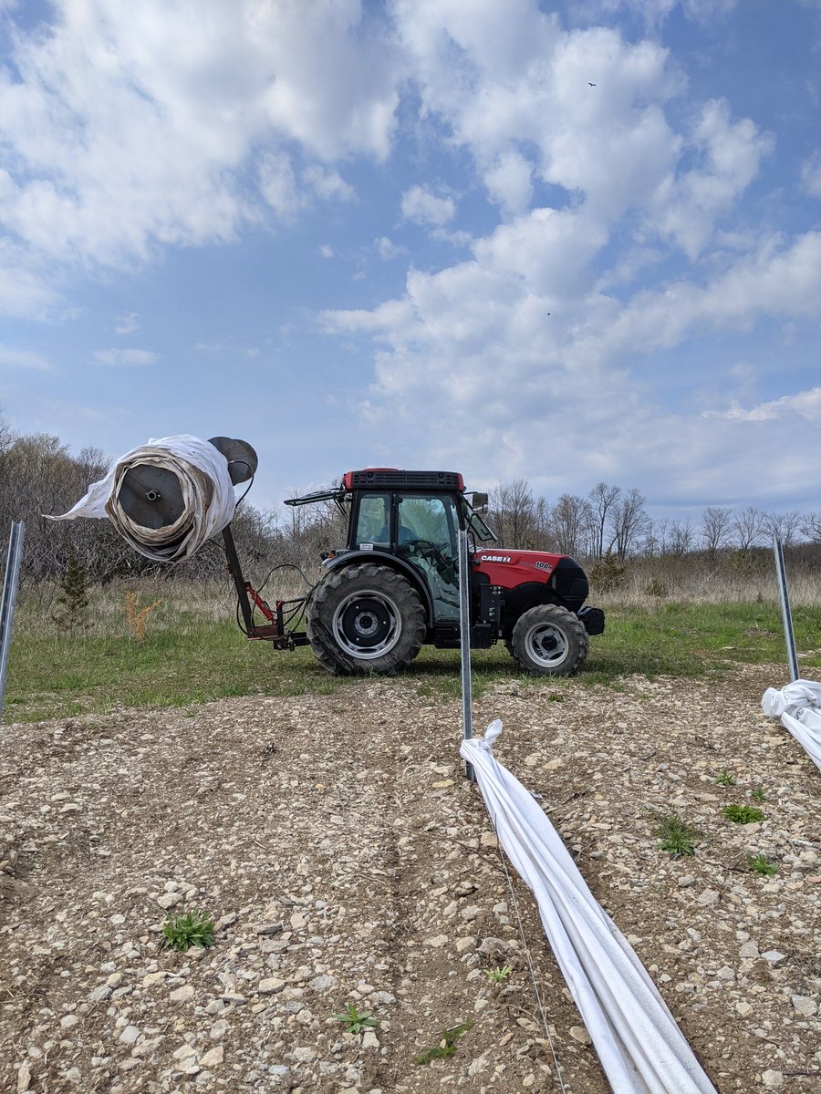 RedtailPEC's tweet image. Panic buying TP? Nah... Just spooling up our geotextiles to store for the season