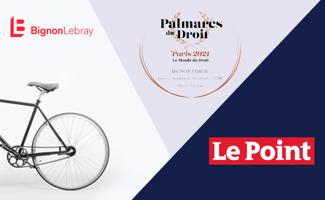 [Distinctions] Bignon Lebray a nouveau distingué par Le Point et Le Monde du Droit - En savoir plus : bignonlebray.com/bignon-lebray-…

Le Cabinet remercie ses équipes et ses clients pour leur confiance et leur fidélité.