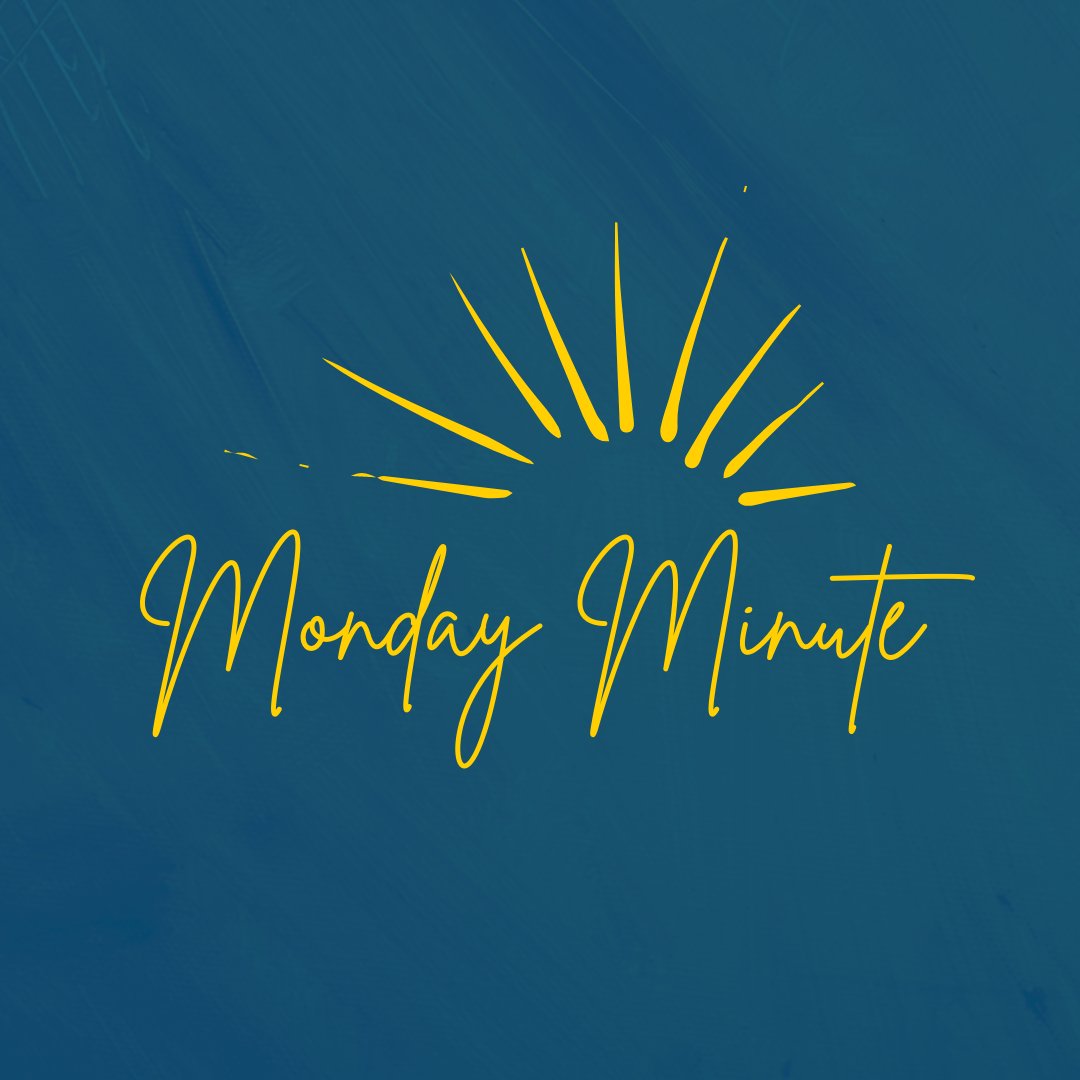 Read this weeks Monday Minute!
conta.cc/3nuplCz