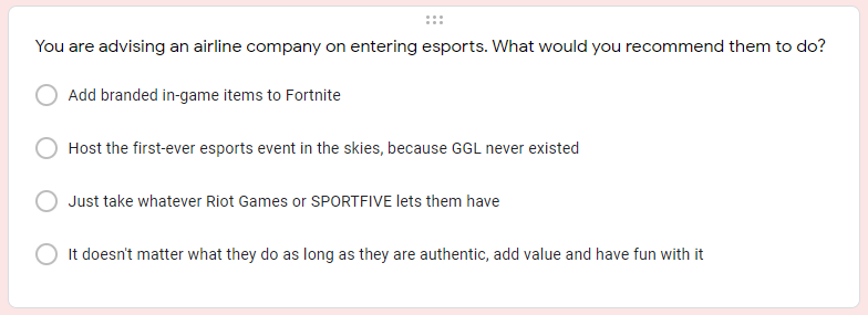Nothing can prepare you for the realities of working in esports. #EsportsCertificate