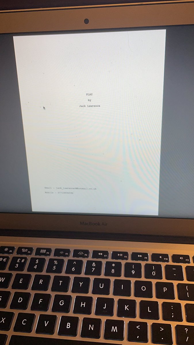 Short film complete! He says with a hopeful glint in his eye, unaware of the wave of notes that are coming.