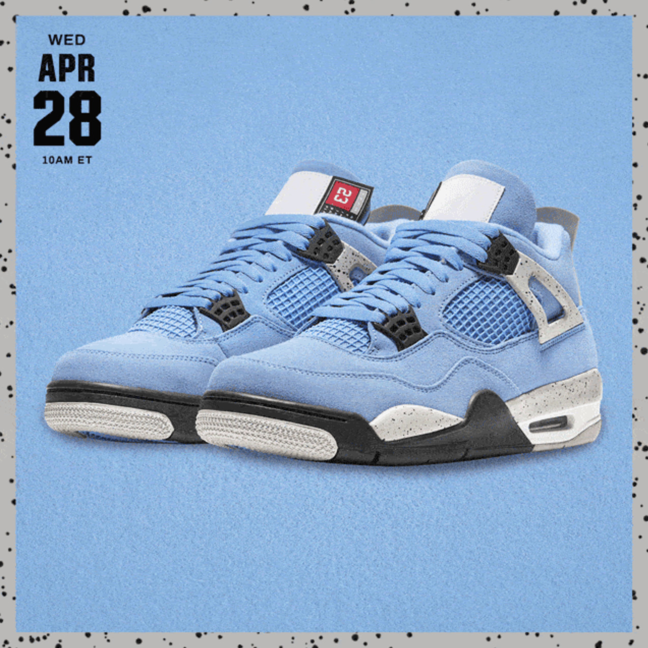 Jordan 4 Retro “UNC” Mens 