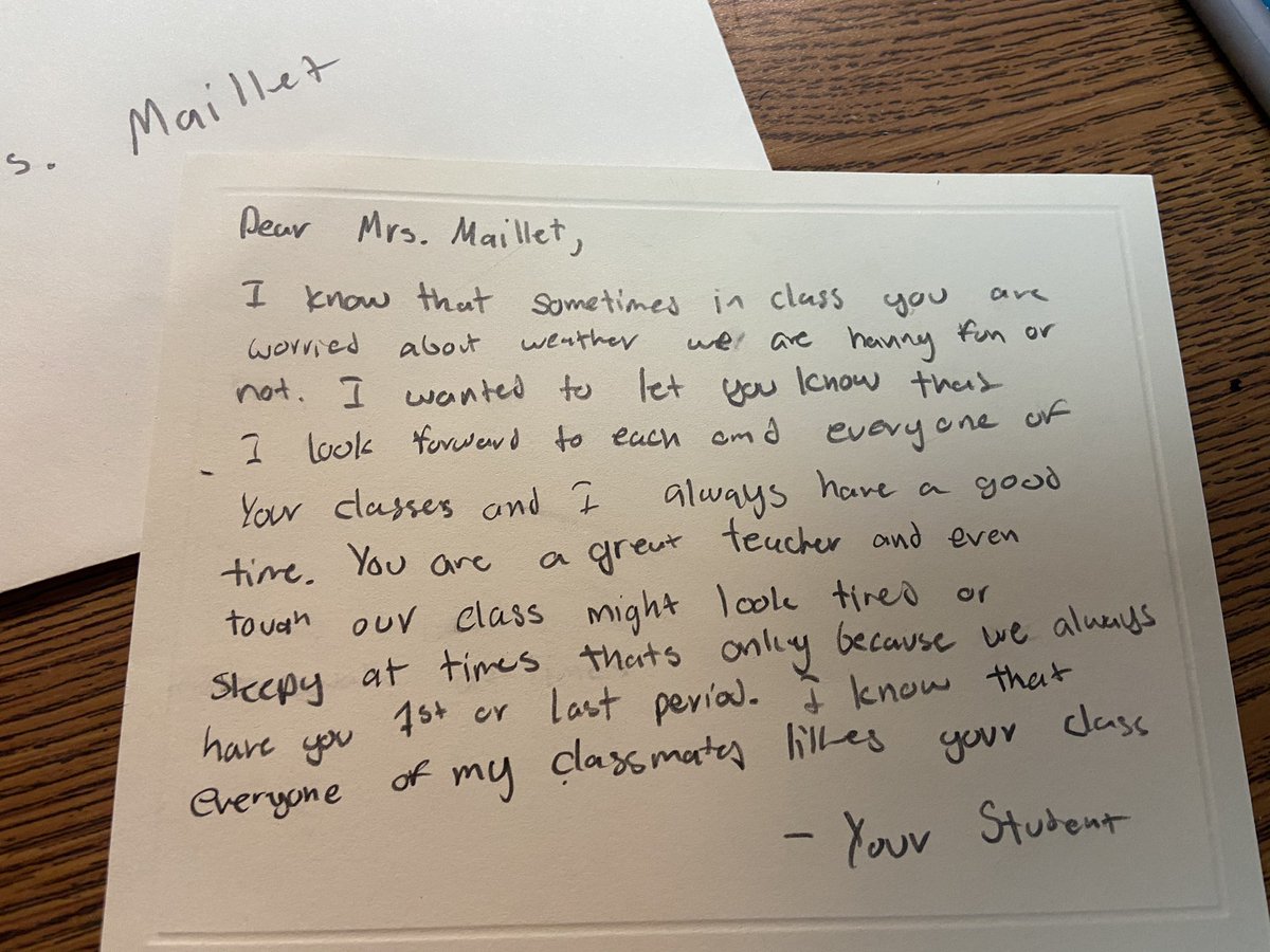 DianeMaillet's tweet image. Oh my heart!!! 💚💚💚💚

#kindness #covidteaching #ILoveMyJob #PositiveVibes