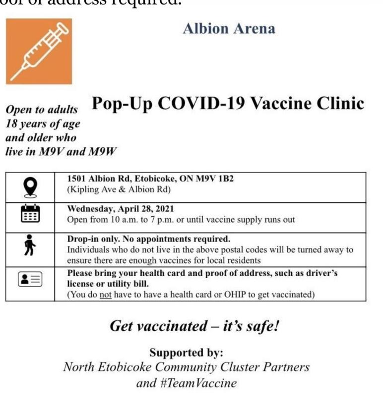 Vaccine Hunters Canada tweet media