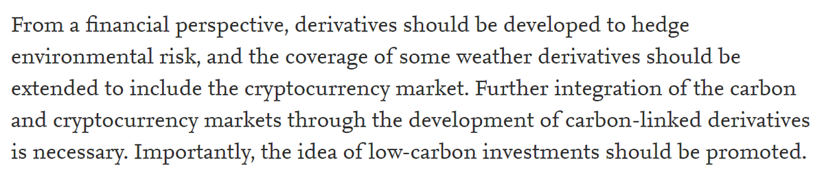 evgenymorozov's tweet photo. The environmental costs of Bitcoin might be high. But one can always count on the economists to come up with ingenous solutions! Like this new paper, which proposes to interlink markets for derivatives and those for crypto. What could possibly go wrong? https://t.co/pmg0rdfQth https://t.co/yBepoPBk9N