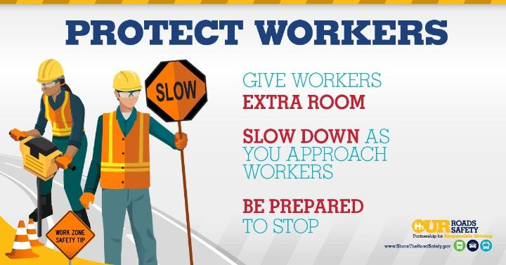 In honor of #GoOrangeDay, a reminder to protect our friends and partners who work along the highway. Slow Down, Move Over and Prepare to Stop when you see flashing lights.  Red, Blue or Amber....Give them the space they need to work safely. #AAAVANews