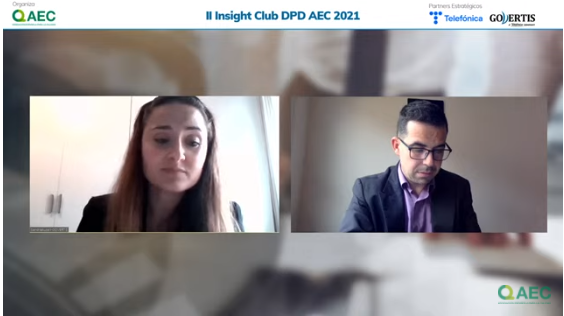 govertis's tweet image. 🚨Da comienzo el el II Insight 2021 del #ClubDPD_AEC en streaming 💻con la presentación de @agonzalezmerino, Director de Operaciones y TI de la @aec_es y @sanauro Compliance &amp;amp; Advisory Career Counselor en @govertis #ClubDPD_AEC #TelefónicaTech 
¡Comenzamos!