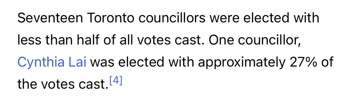 Speaking of voting, did you vote in the 2018 municipal election for your city councillor? If you didn't, you're not alone. 17 councillors were elected with less than 50% of their district voting. I was surprised to see that Coun. Pasternak only won by 2336 votes