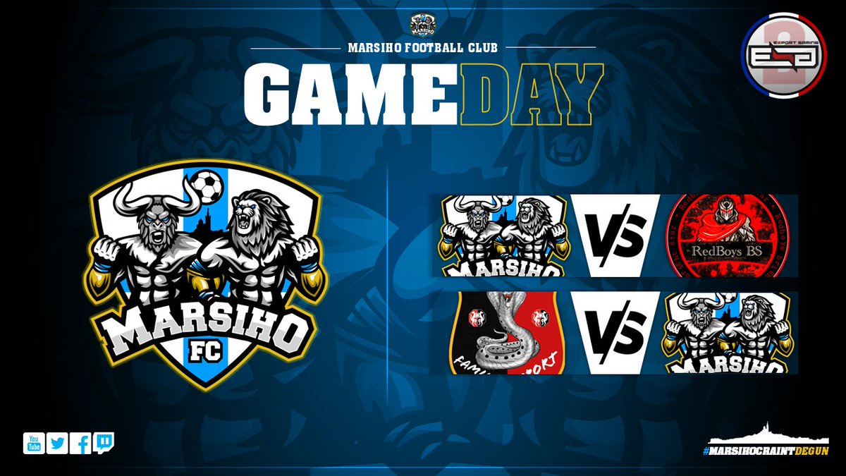🌊 𝐆𝐀𝐌𝐄 𝐃𝐀𝐘 🌊 | <a href="/EsgPs4/">EsportGaming Playstation</a> 🇫🇷

🏟️ 𝟮𝟮𝗛𝟰𝟬 🆚 <a href="/BsRedboys/">Redboys Bs</a> 
✈️ 𝟮𝟯𝗛𝟬𝟬 🆚 <a href="/FamillyE/">Familly Esport</a> 

2⃣ journées du championnat de France 𝗟𝟮 𝗘𝗦𝗚 ce soir avec comme objectif les 6⃣pts.

🎥 A suivre en 𝒅𝒊𝒓𝒆𝒄𝒕 sur <a href="/TwitchFR/">Twitch FR</a> 

🗣️ 𝑭𝑶𝑹𝒁𝑨 𝑴𝑨𝑹𝑺𝑰𝑯𝑶 🔵⚪️