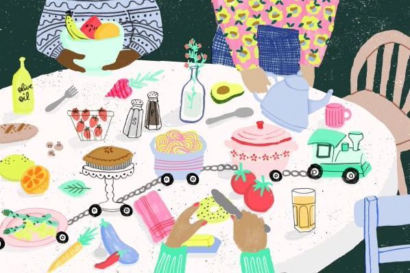 boldavenue's tweet photo. Illustration by Bethany Robertson for @thekitchn’s article “Everything You Need to Know About Meal Trains” https://t.co/dAQYufCPRK https://t.co/lfTYIJ8O22